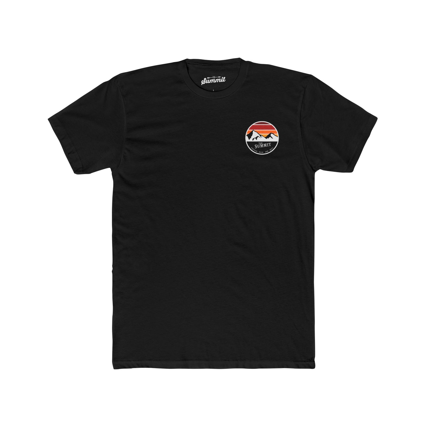 The Summit Mountain Range Men's Cotton Crew Tee