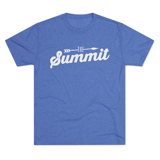 The Summit Logo Unisex Tri-Blend Crew Tee