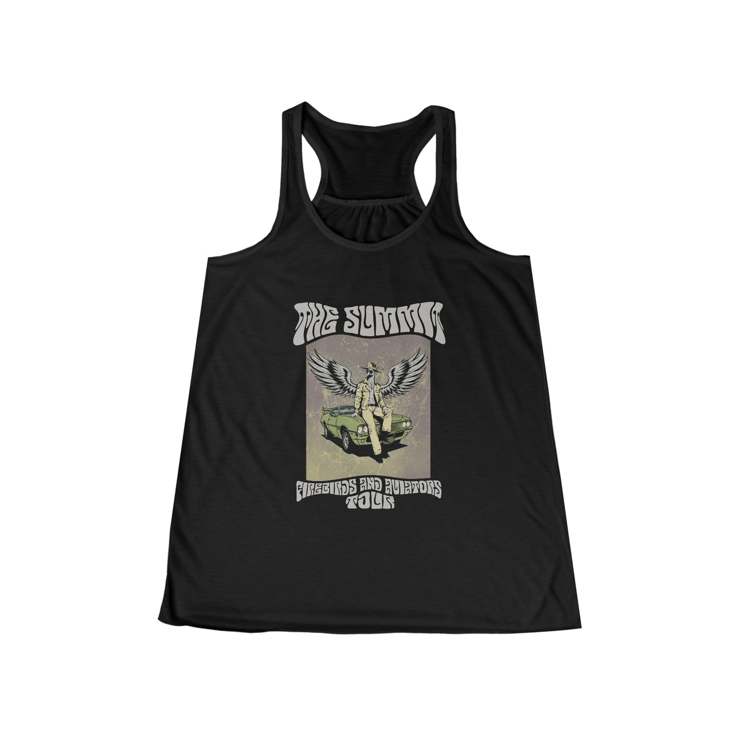 Firebirds & Aviators Tour Women's Flowy Racerback Tank