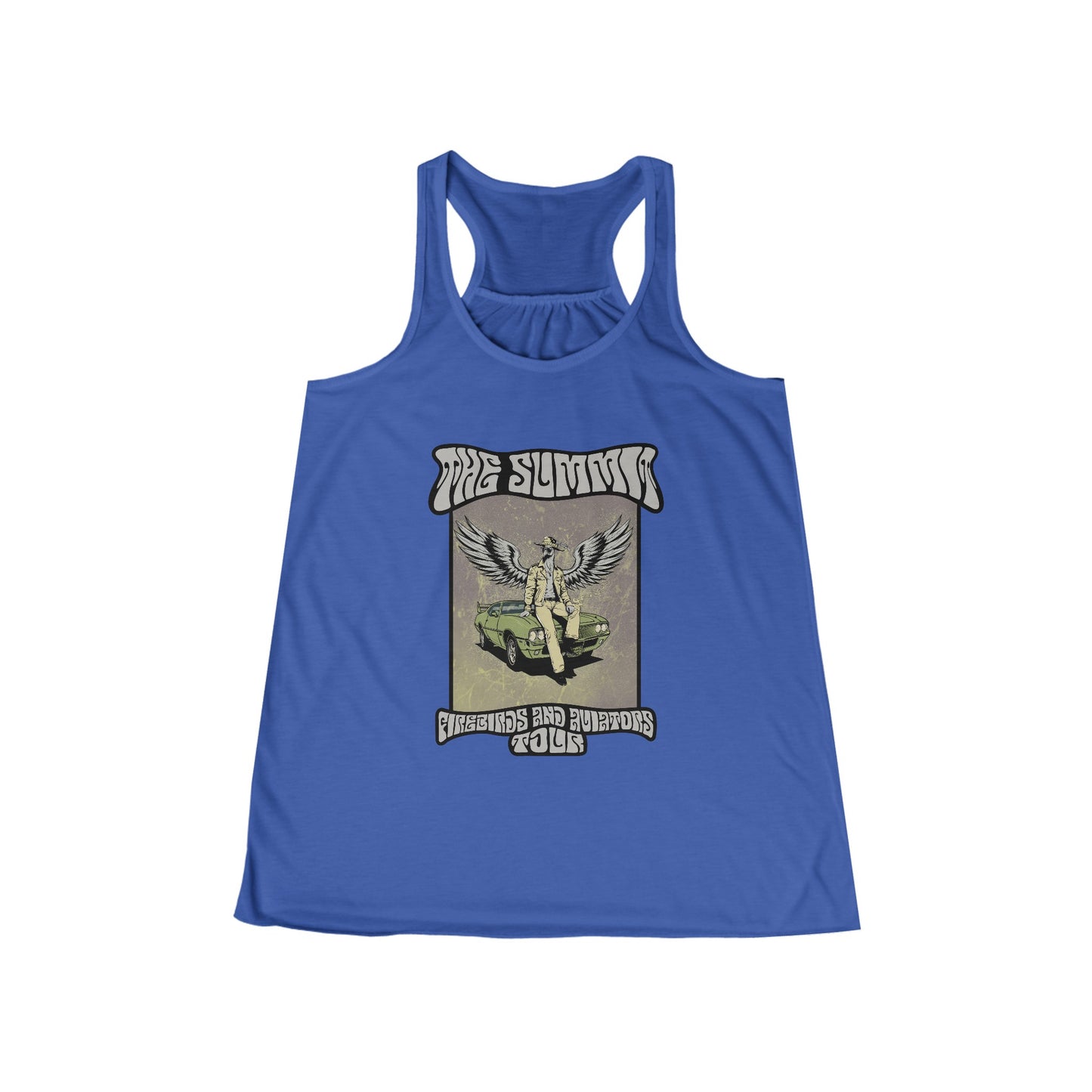 Firebirds & Aviators Tour Women's Flowy Racerback Tank