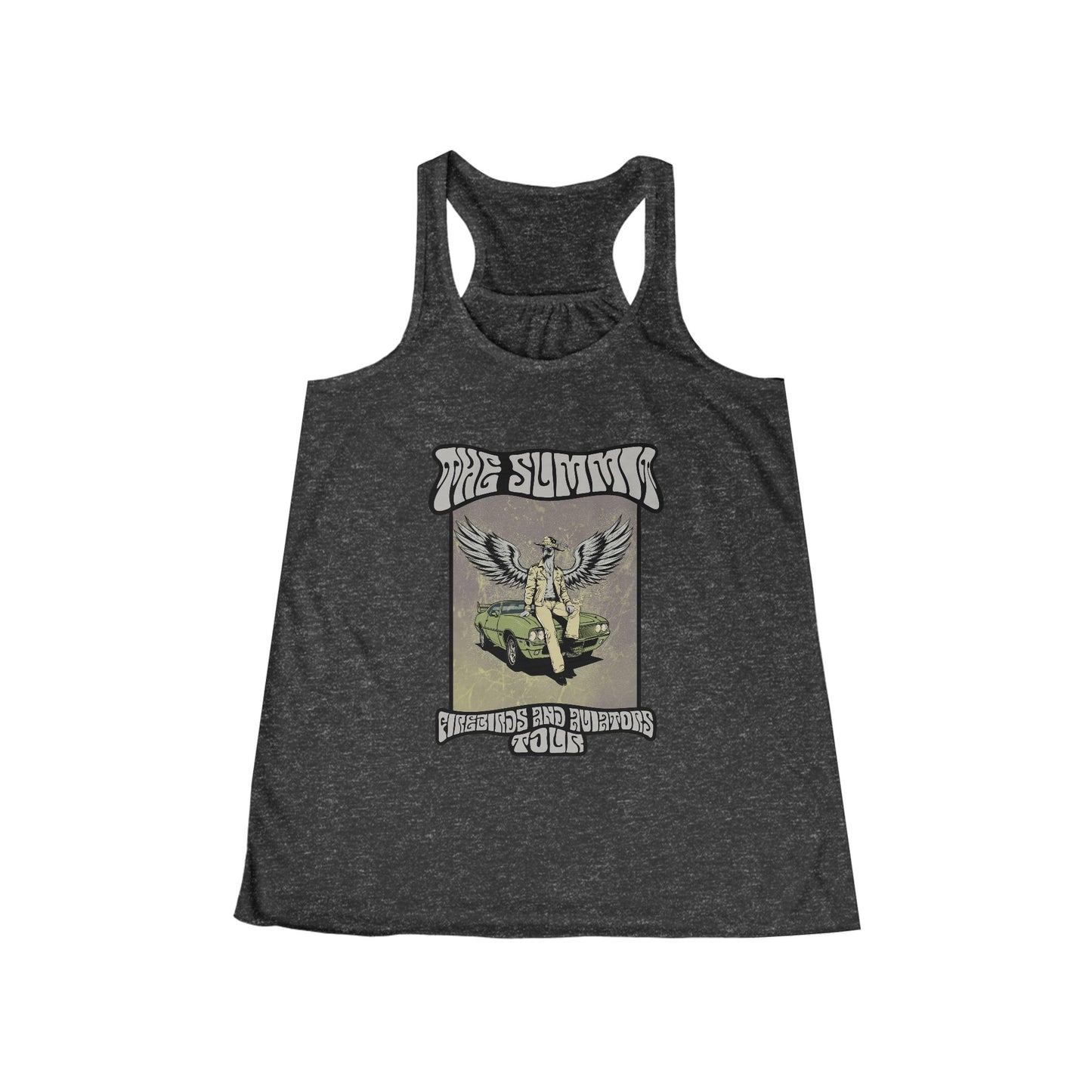 Firebirds & Aviators Tour Women's Flowy Racerback Tank