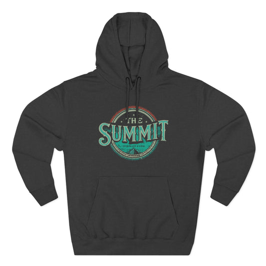 The Summit Hoodie - Vintage Mountain Logo Fleece Pullover
