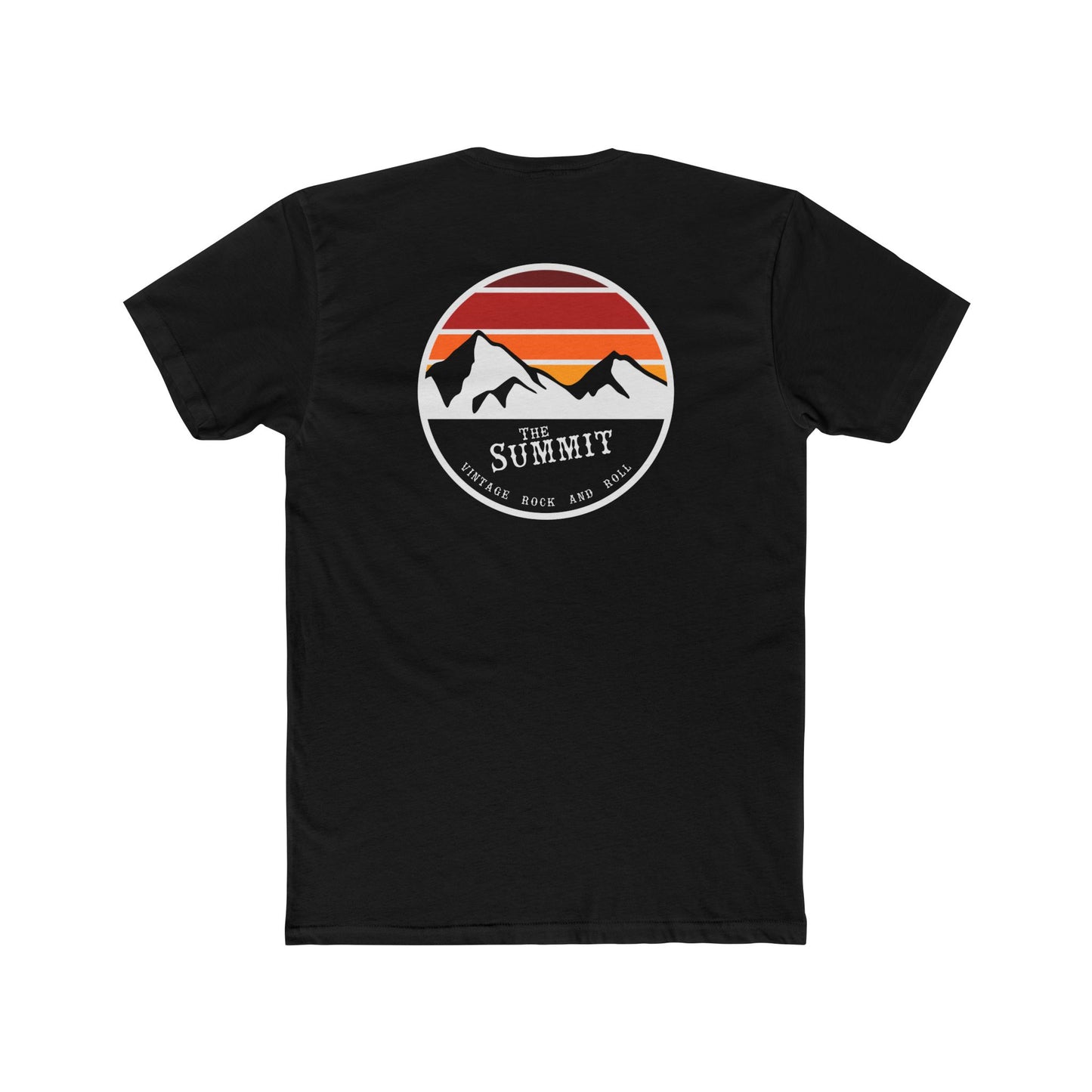 The Summit Mountain Range Men's Cotton Crew Tee