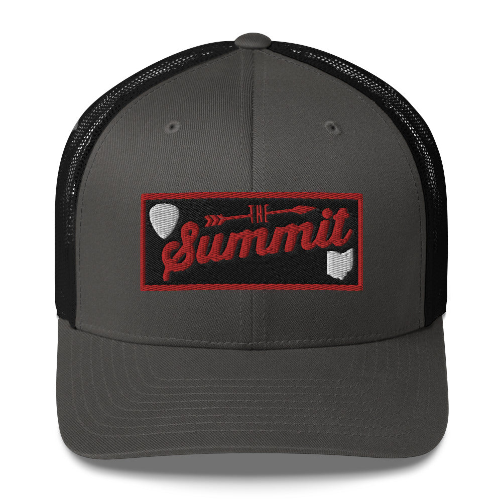 Summit Red Logo Patch Trucker Cap